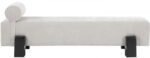 Edison Chenille Fabric Upholstered Bench - Image 4