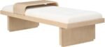 Arlington Chenille Fabric Upholstered Bench - Image 3