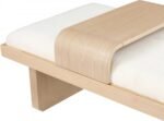 Arlington Chenille Fabric Upholstered Bench - Image 7