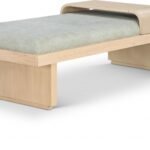 Arlington Chenille Fabric Upholstered Bench