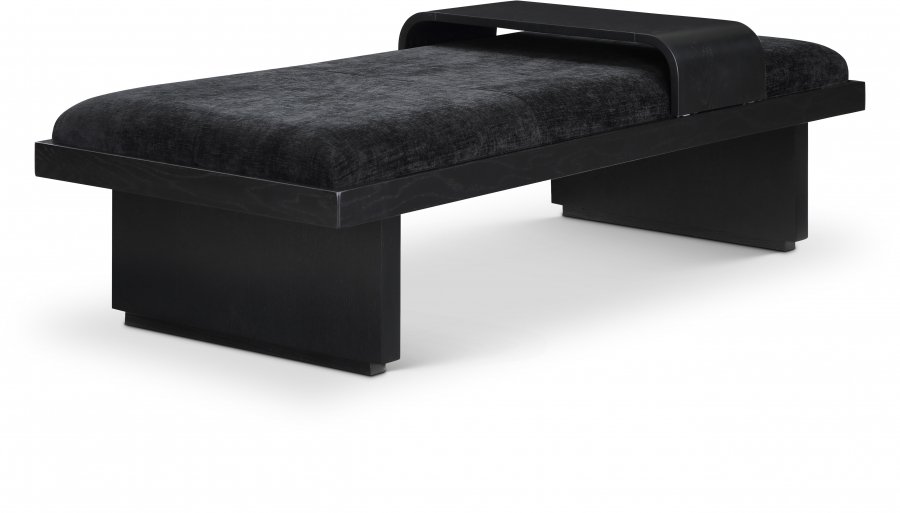 34933.jpg Arlington Chenille Fabric Upholstered Bench - Image 1