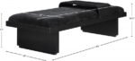Arlington Chenille Fabric Upholstered Bench - Image 9