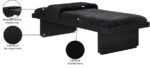 Arlington Chenille Fabric Upholstered Bench - Image 10