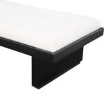 Arlington Chenille Fabric Upholstered Bench - Image 6