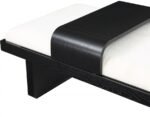 Arlington Chenille Fabric Upholstered Bench - Image 7