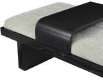 Arlington Chenille Fabric Upholstered Bench - Image 7
