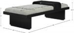 Arlington Chenille Fabric Upholstered Bench - Image 9