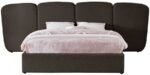 Shiloh Boucle Fabric Upholstered Bed - Image 3