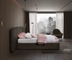 Shiloh Boucle Fabric Upholstered Bed - Image 6