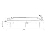 CLARA QUEEN ADJUSTABLE BED BASE GREY AND BLACK - Image 18