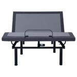CLARA TWIN EXTRA LONG ADJUSTABLE BED BASE GREY AND BLACK - Image 5