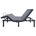 NEGAN FULL ADJUSTABLE BED BASE GREY AND BLACK - Image 7