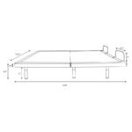 NEGAN CALIFORNIA KING ADJUSTABLE BED BASE GREY AND BLACK - Image 19