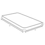 DROVER 7-INCH FULL FOAM MATTRESS WITH BUILT-IN BUNKIE BOARD - Image 2