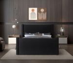 Elias Velvet Upholstered Bed - Image 5