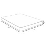 KENYON 7-INCH QUEEN BAMBOO COVER FIRM FOAM MATTRESS - Image 4