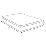 HAYES 11-INCH FULL PILLOW TOP MEMORY FOAM HYBRID MATTRESS - Image 4