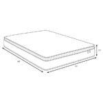 HAYES 11-INCH CALIFORNIA KING PILLOW TOP FOAM HYBRID MATTRESS - Image 4
