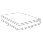 HAYES 11-INCH QUEEN PILLOW TOP MEMORY FOAM HYBRID MATTRESS - Image 4