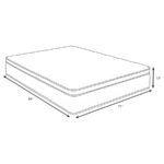 SOMMET 13-INCH CALIFORNIA KING BAMBOO EURO TOP HYBRID MATTRESS - Image 4