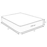 MONTLAKE 14-INCH FULL COOL FIRM MEMORY FOAM HYBRID MATTRESS - Image 4