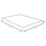 MERCER 5-INCH QUEEN LOW PROFILE BOX SPRING FOUNDATION - Image 2