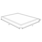 MERCER 5-INCH TWIN XL LOW PROFILE BOX SPRING FOUNDATION - Image 2