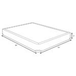 MERCER 9-INCH QUEEN STANDARD BOX SPRING FOUNDATION - Image 2