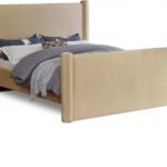 Elias Velvet Upholstered Bed