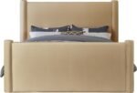 Elias Velvet Upholstered Bed - Image 4