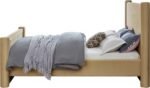 Elias Velvet Upholstered Bed - Image 6