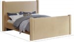 Elias Velvet Upholstered Bed - Image 9