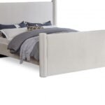 Elias Velvet Upholstered Bed