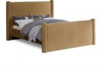 Elias Velvet Upholstered Bed