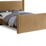 Elias Velvet Upholstered Bed