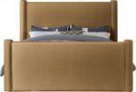 Elias Velvet Upholstered Bed - Image 4