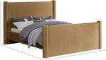 Elias Velvet Upholstered Bed - Image 9