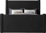Elias Boucle Fabric Upholstered Bed - Image 3