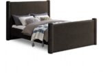 Elias Boucle Fabric Upholstered Bed