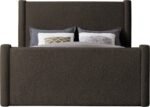 Elias Boucle Fabric Upholstered Bed - Image 3