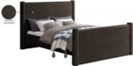 Elias Boucle Fabric Upholstered Bed - Image 9