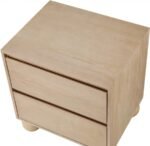 Kent Ash Wood Nightstand - Image 7