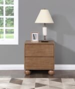 Kent Ash Wood Nightstand - Image 2