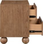 Kent Ash Wood Nightstand - Image 4