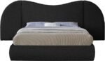 Everest Boucle Fabric Upholstered Bed - Image 3