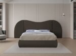 Everest Boucle Fabric Upholstered Bed - Image 4