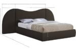 Everest Boucle Fabric Upholstered Bed - Image 7