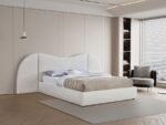 Everest Boucle Fabric Upholstered Bed - Image 2