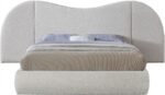 Everest Boucle Fabric Upholstered Bed - Image 3