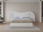 Everest Boucle Fabric Upholstered Bed - Image 4